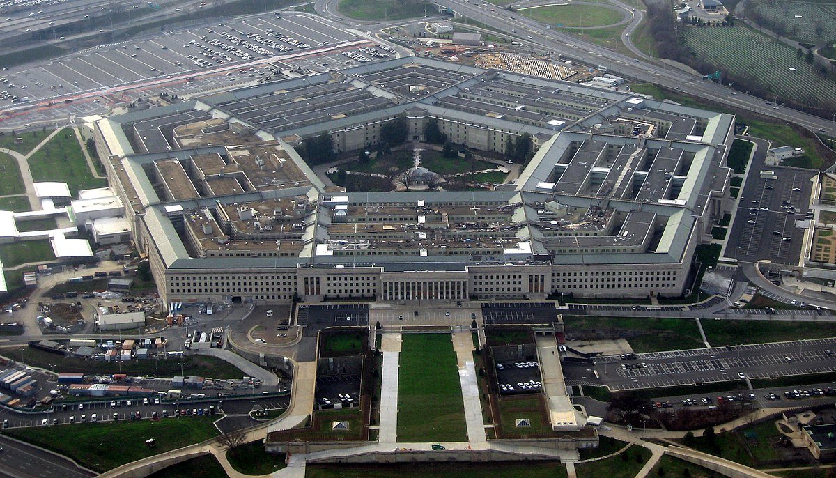 https://commons.wikimedia.org/wiki/File:The_Pentagon_January_2008.jpg
Photography by David B. Gleason